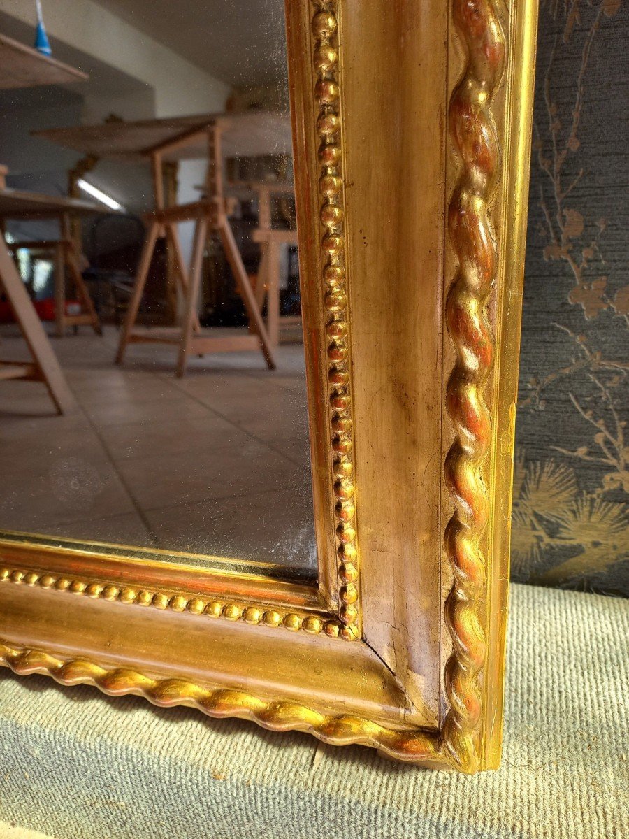 Louis Philippe Period Mirror 133 X 79-photo-2