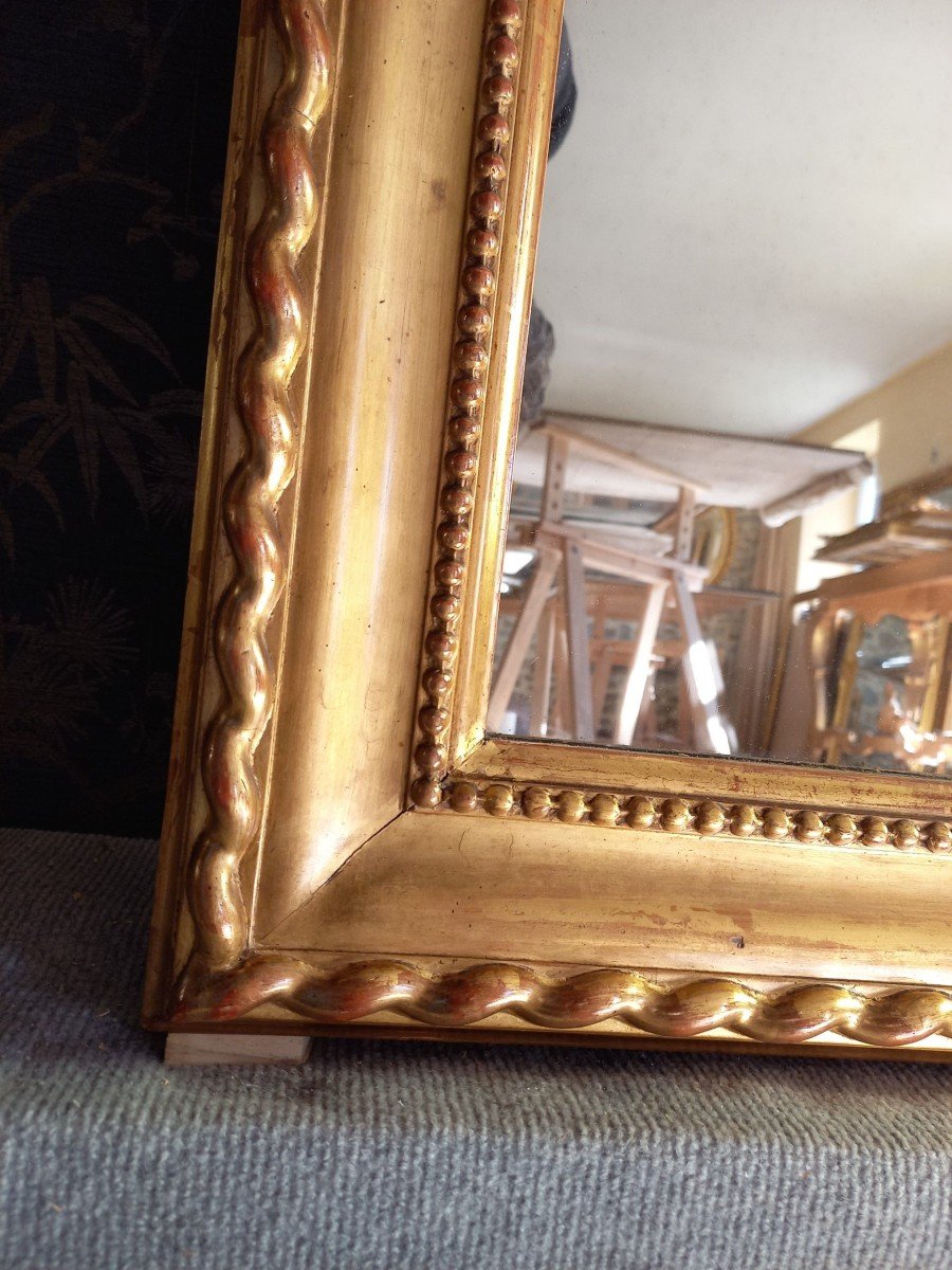 Louis Philippe Period Mirror 133 X 79-photo-3