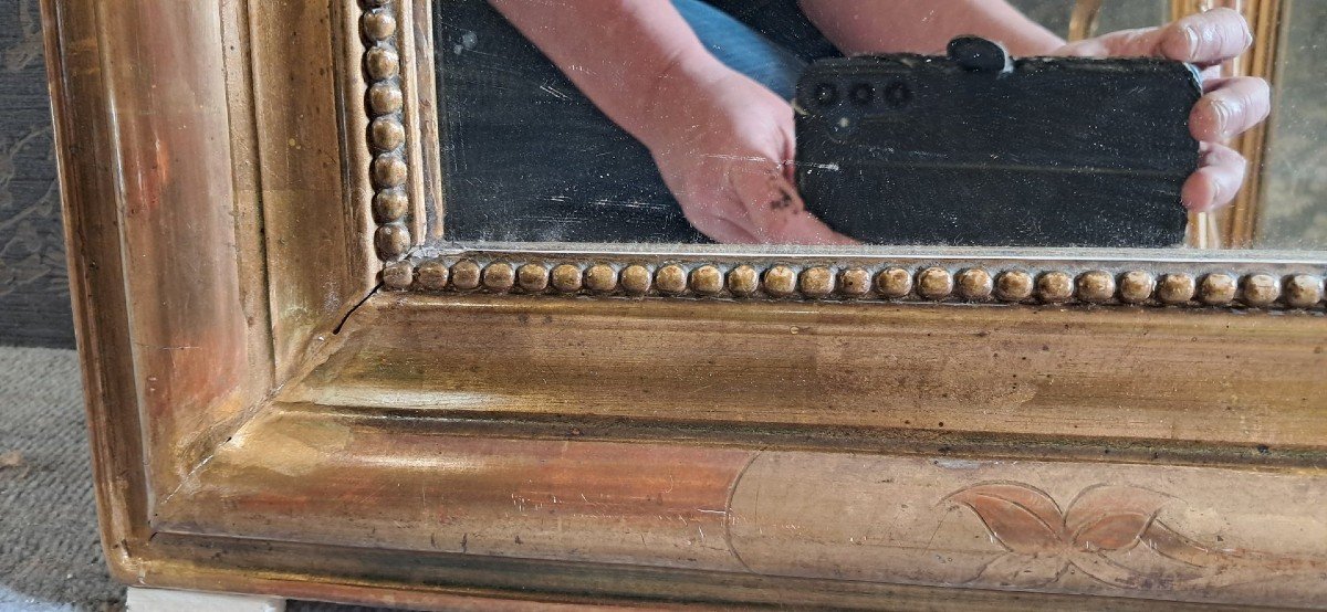Louis Philippe Period Mirror 79 X 60 -photo-7