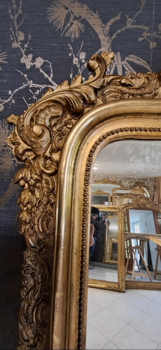 Napoleon III Period Mirror 169 X 100-photo-3