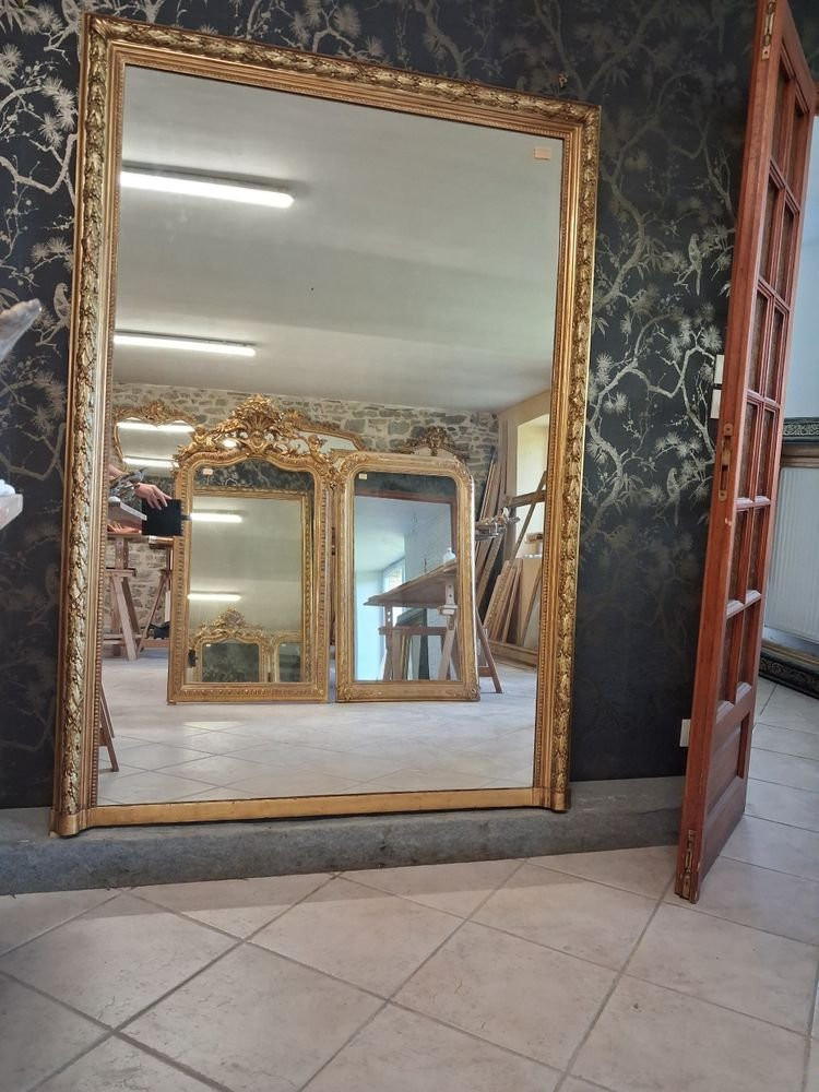 Miroir  époque XIX 180 X 126-photo-3