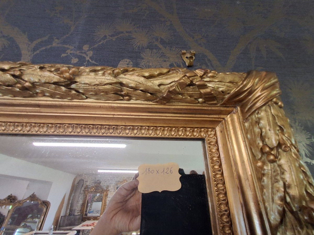 Miroir  époque XIX 180 X 126-photo-6