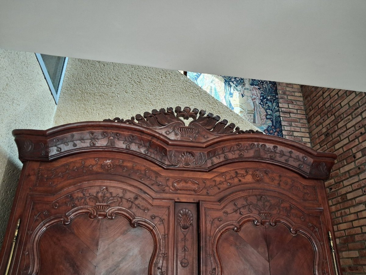 Rennes Wardrobe 1858 Signed -photo-2