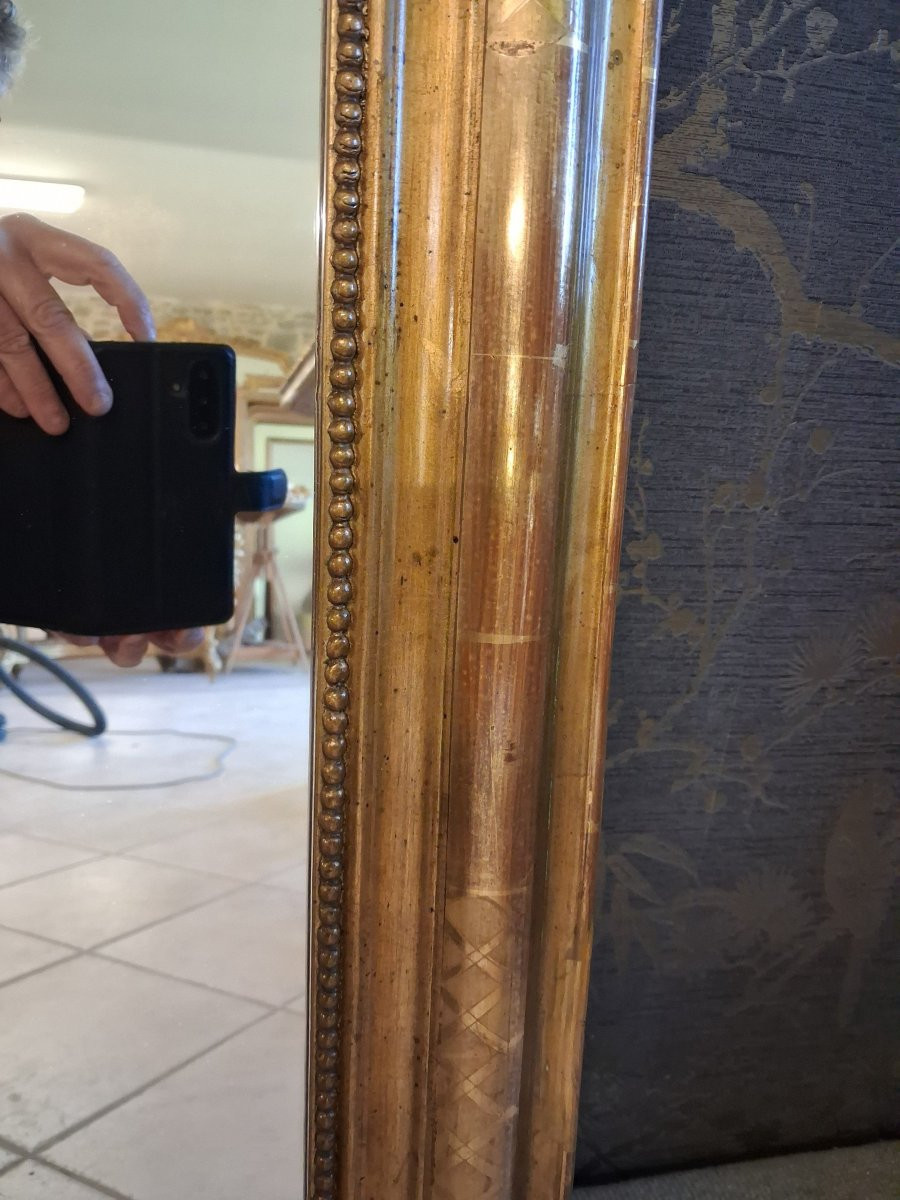 Louis Philippe Period Mirror 83 X 59-photo-5