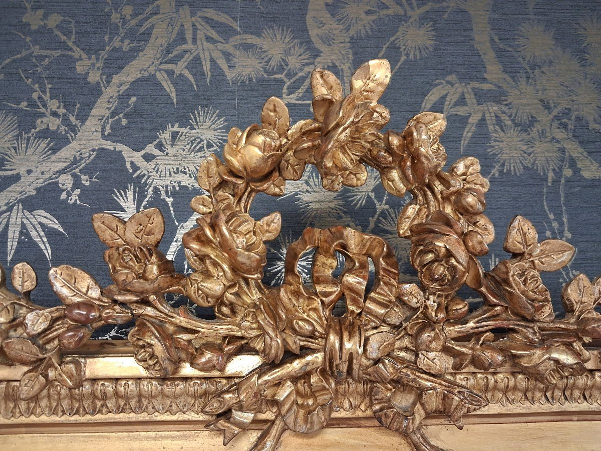 19th Century Mirror 200 X 130/136-photo-6