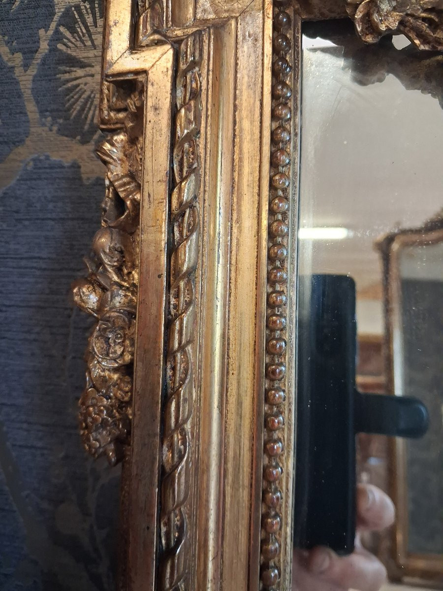 Miroir Napoléon III 74 x 60-photo-3