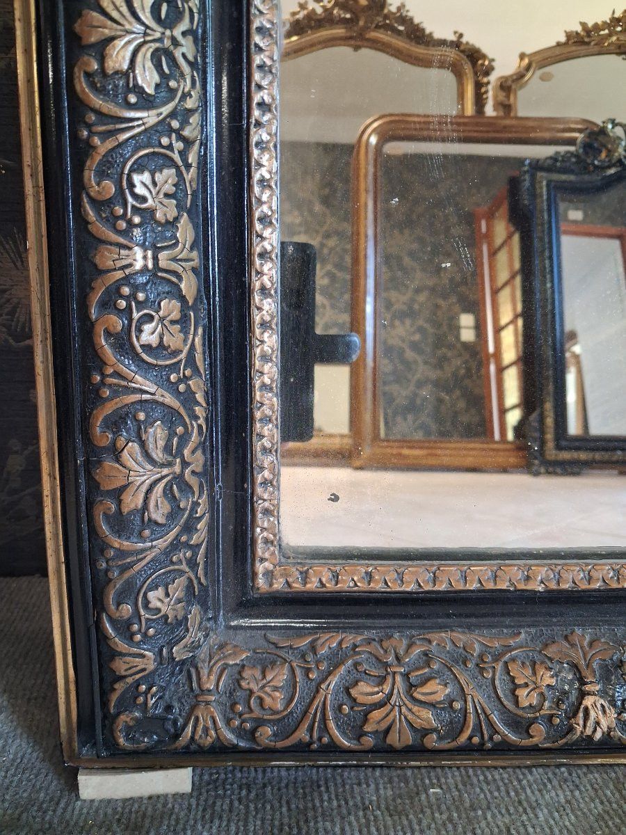 Miroir époque Napoléon III 90 x 65-photo-2