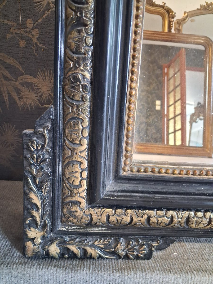 Miroir  Napoléon III à fronton 120 x 81-photo-3