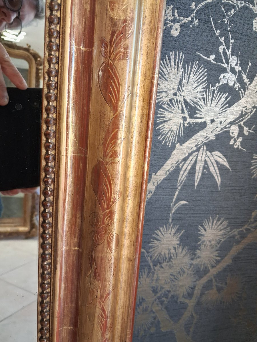 Miroir époque louis Philippe 118 x 88-photo-4