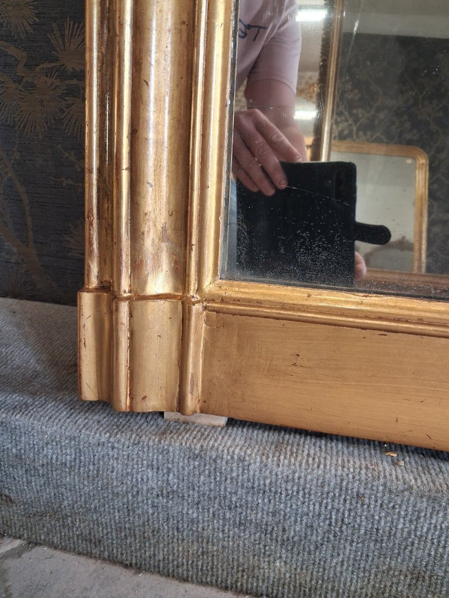 Louis Philippe Period Mirror 139 X 112-photo-3