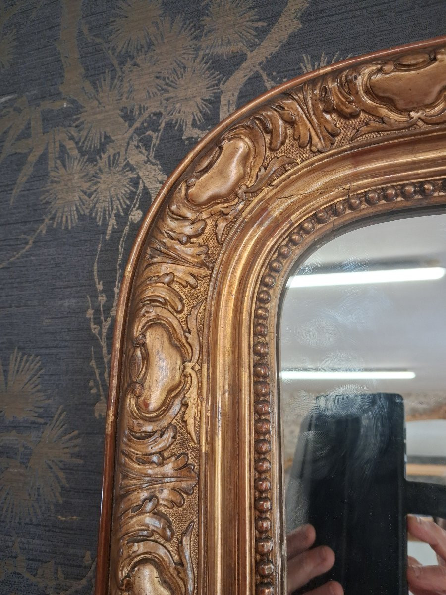 Louis Philippe Period Mirror 181 X 99-photo-4