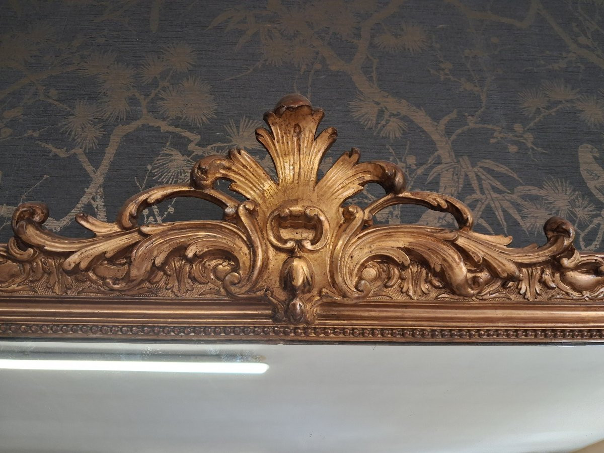 Louis Philippe Period Mirror 181 X 99-photo-1