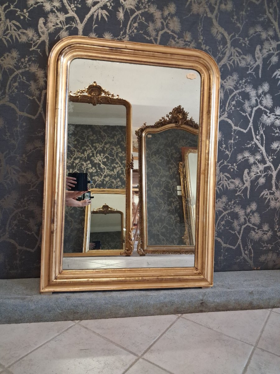 Louis Philippe Period Mirror 116 X 82-photo-2