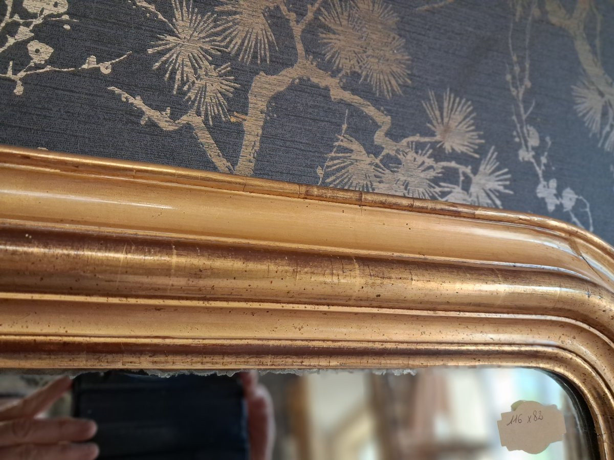 Louis Philippe Period Mirror 116 X 82-photo-3