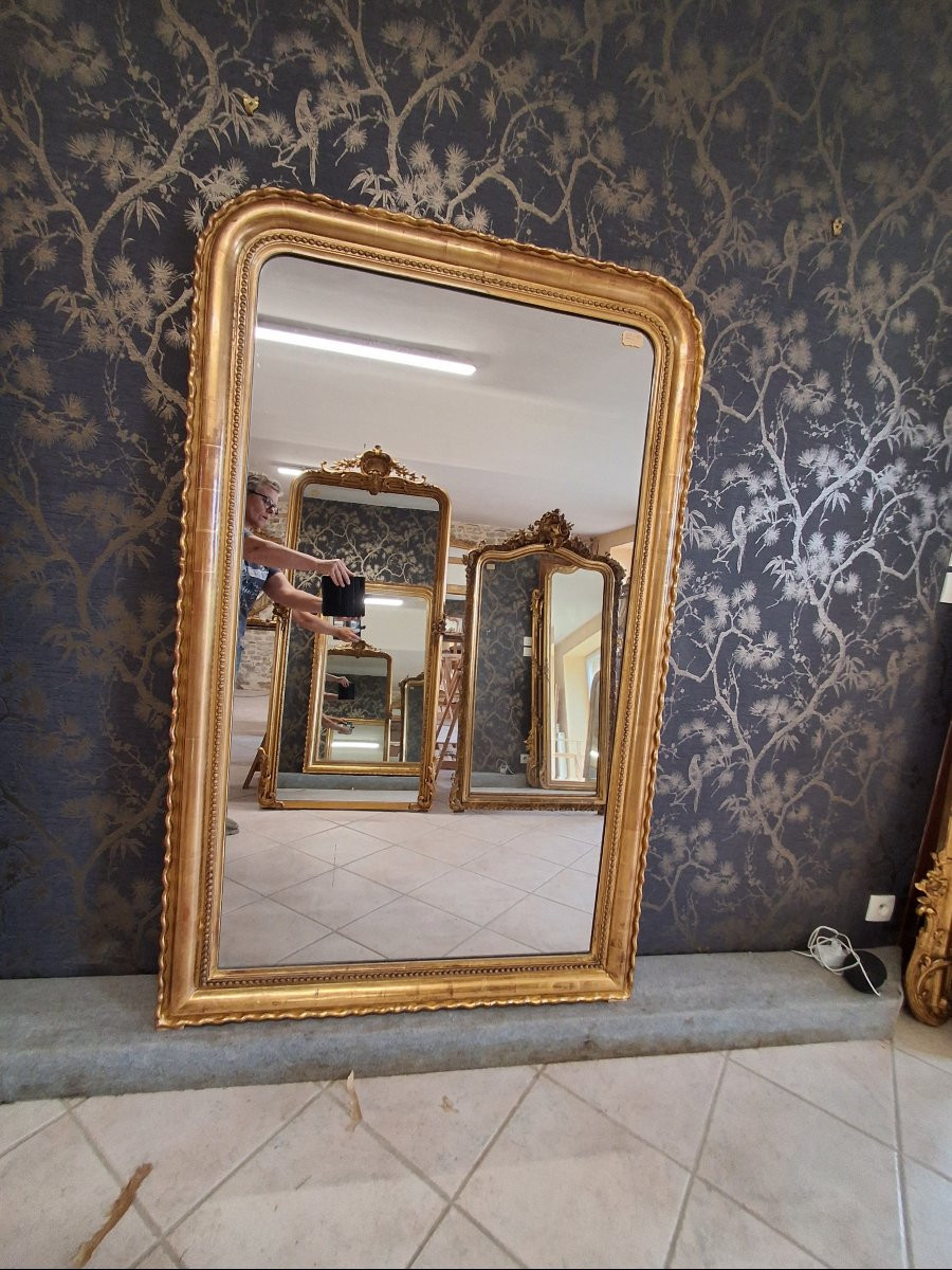Miroir époque louis Philippe 167 x 106-photo-2