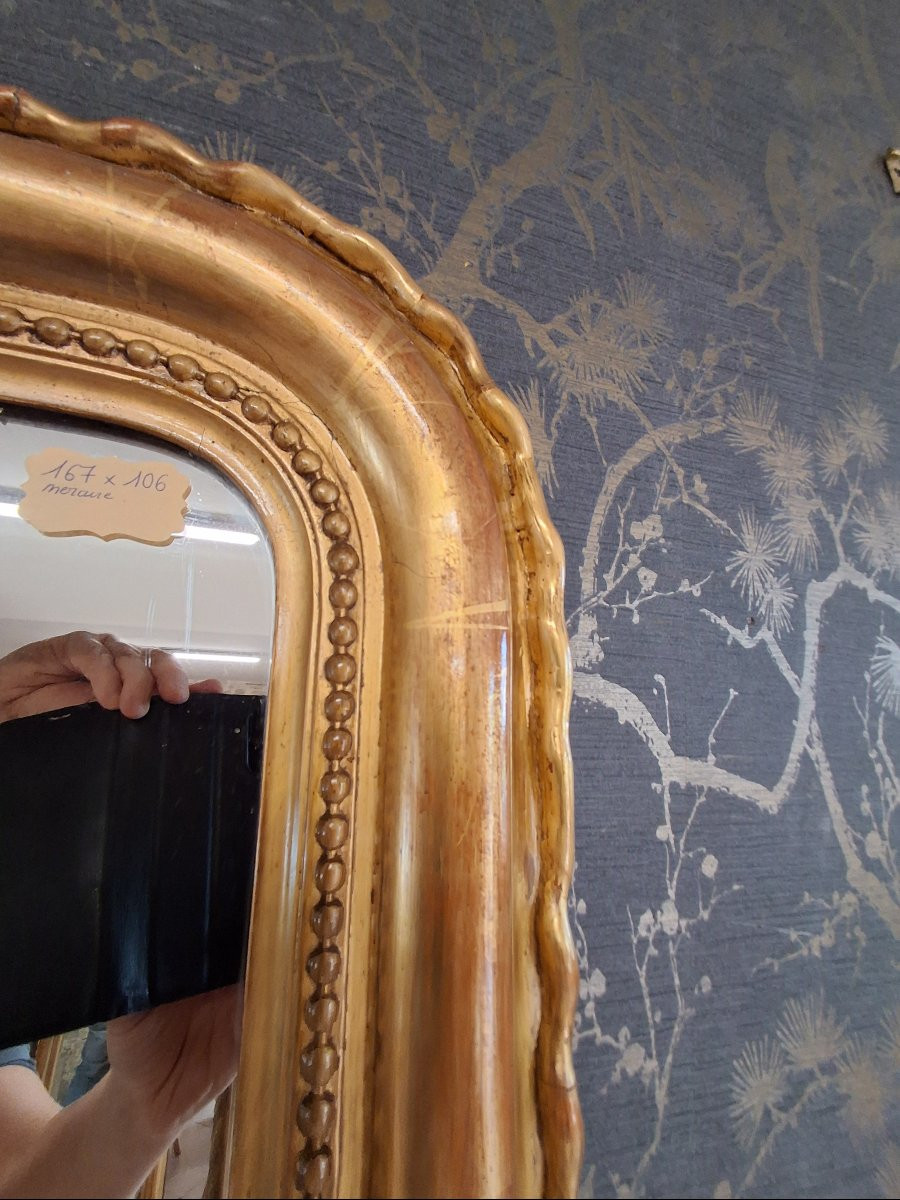 Miroir époque louis Philippe 167 x 106-photo-7