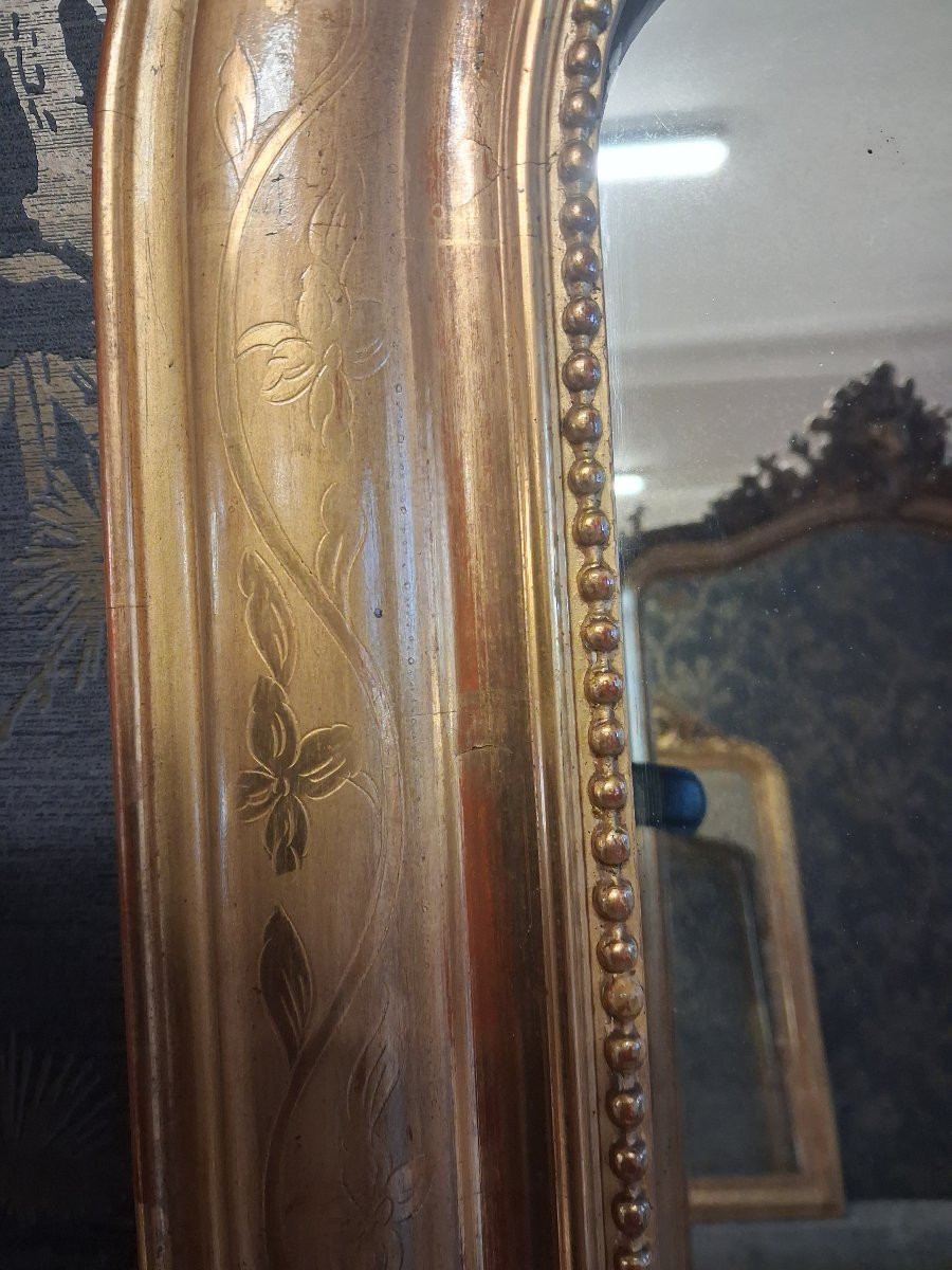 Louis Philippe Period Mirror 138 X 83-photo-1
