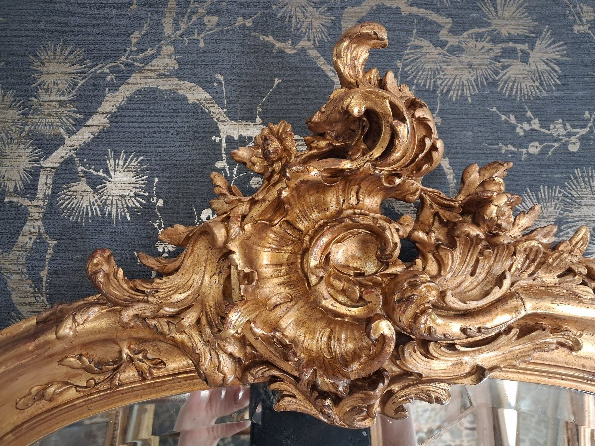 Napoleon III Period Mirror 180 X 114-photo-4