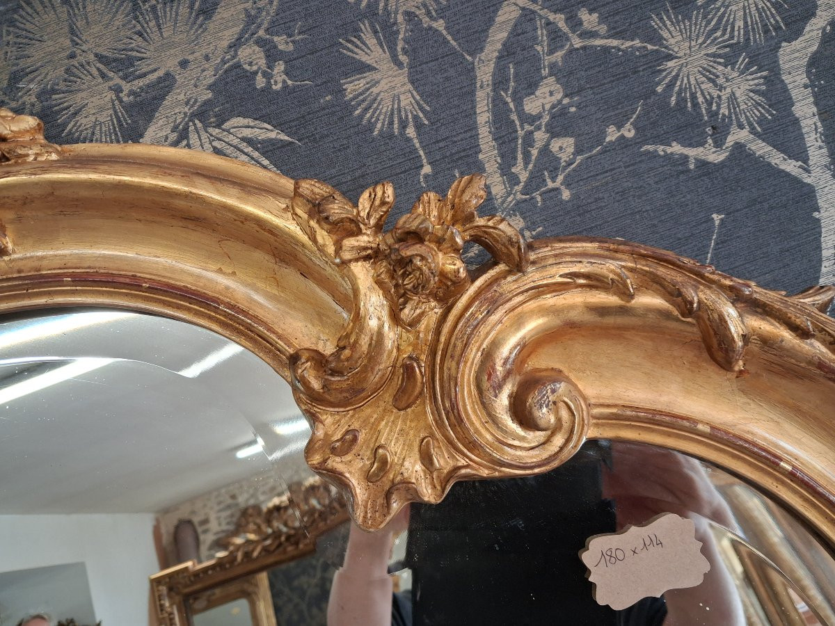 Napoleon III Period Mirror 180 X 114-photo-5