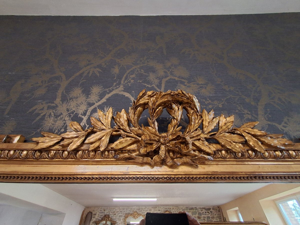 Miroir Napoléon III 172 x 107/113-photo-3
