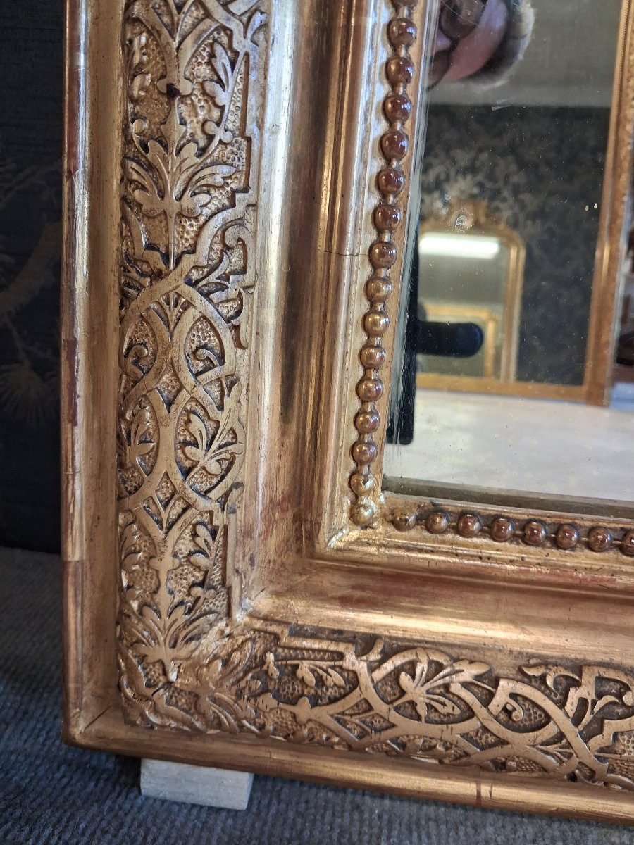 Miroir époque XIX 160 x 86-photo-2