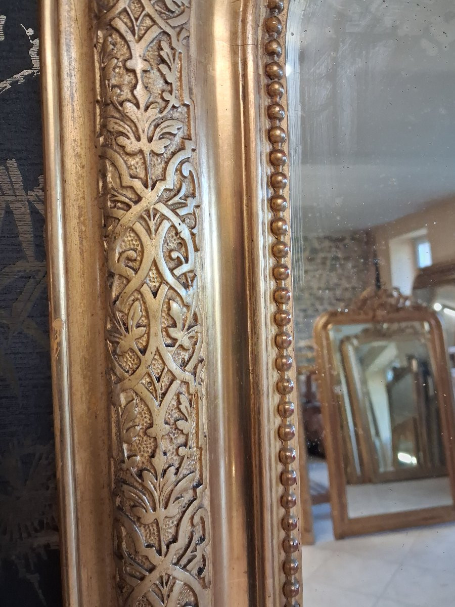 Miroir époque XIX 160 x 86-photo-4