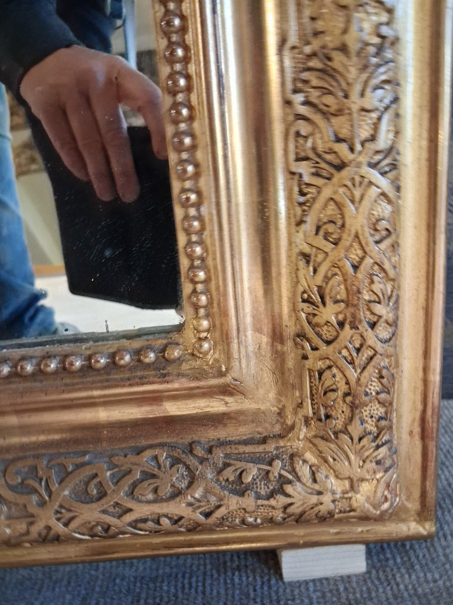 Miroir époque XIX 160 x 86-photo-7