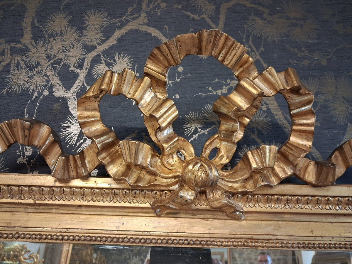 19th Century Louis XVI Style Mirror 167 X 101-photo-2