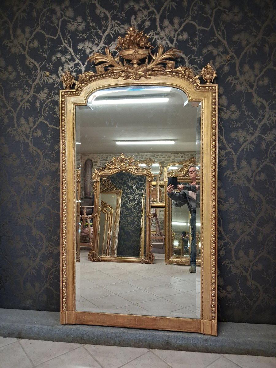 Miroir époque XIX 204 x 110-photo-2
