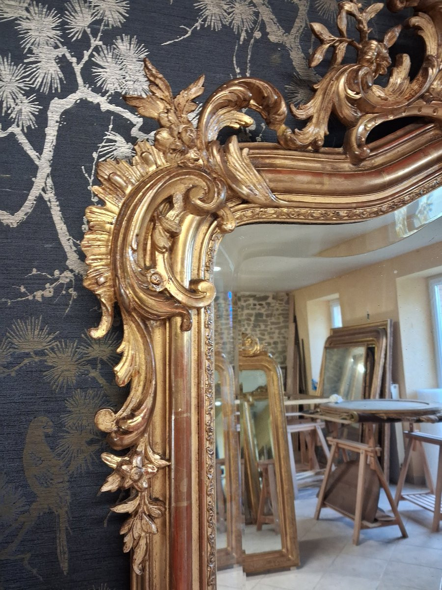 Miroir époque XIX  181 x 110-photo-2