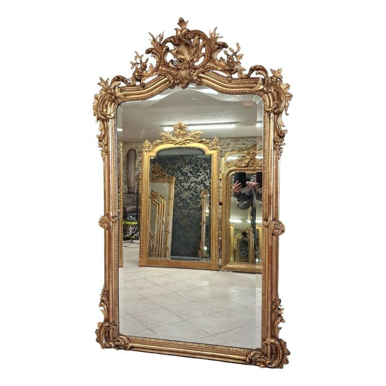 Miroir époque XIX  181 x 110