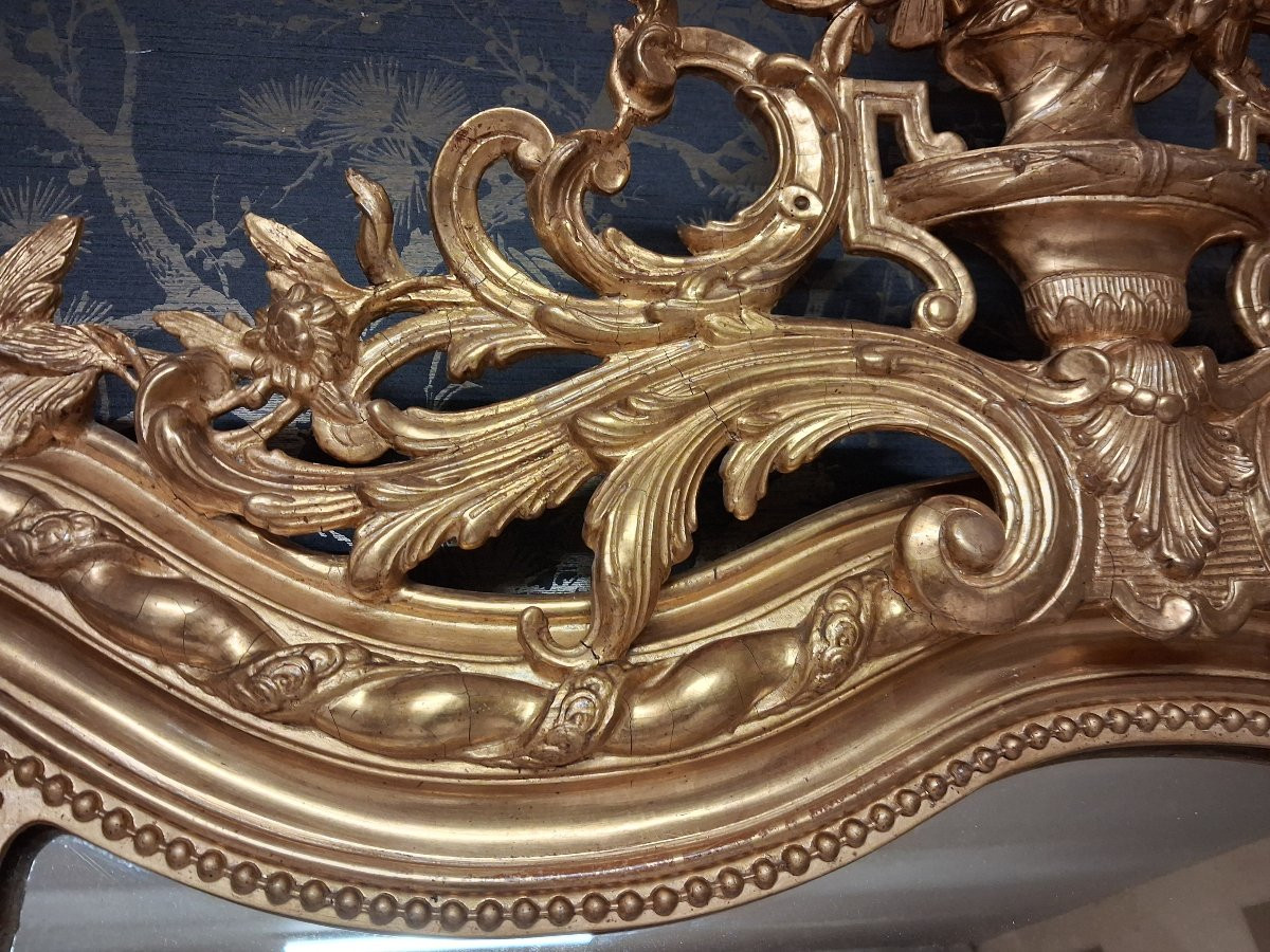 19th Century Mirror Inspired By Louis XVI, 2.15m X 98m-photo-2