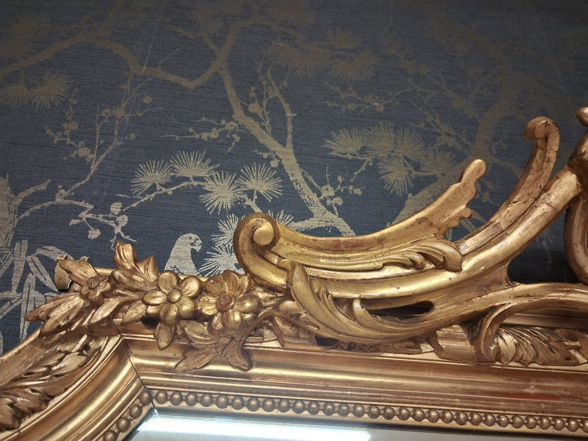 19th Century Mirror, 196 X 140 Cm-photo-2