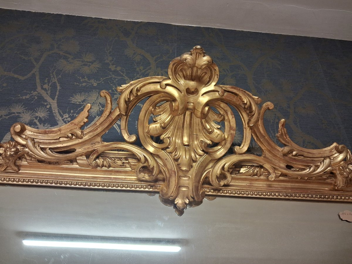 19th Century Mirror, 196 X 140 Cm-photo-3