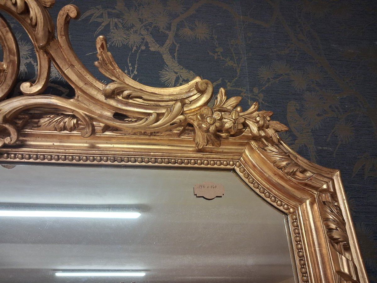 19th Century Mirror, 196 X 140 Cm-photo-4