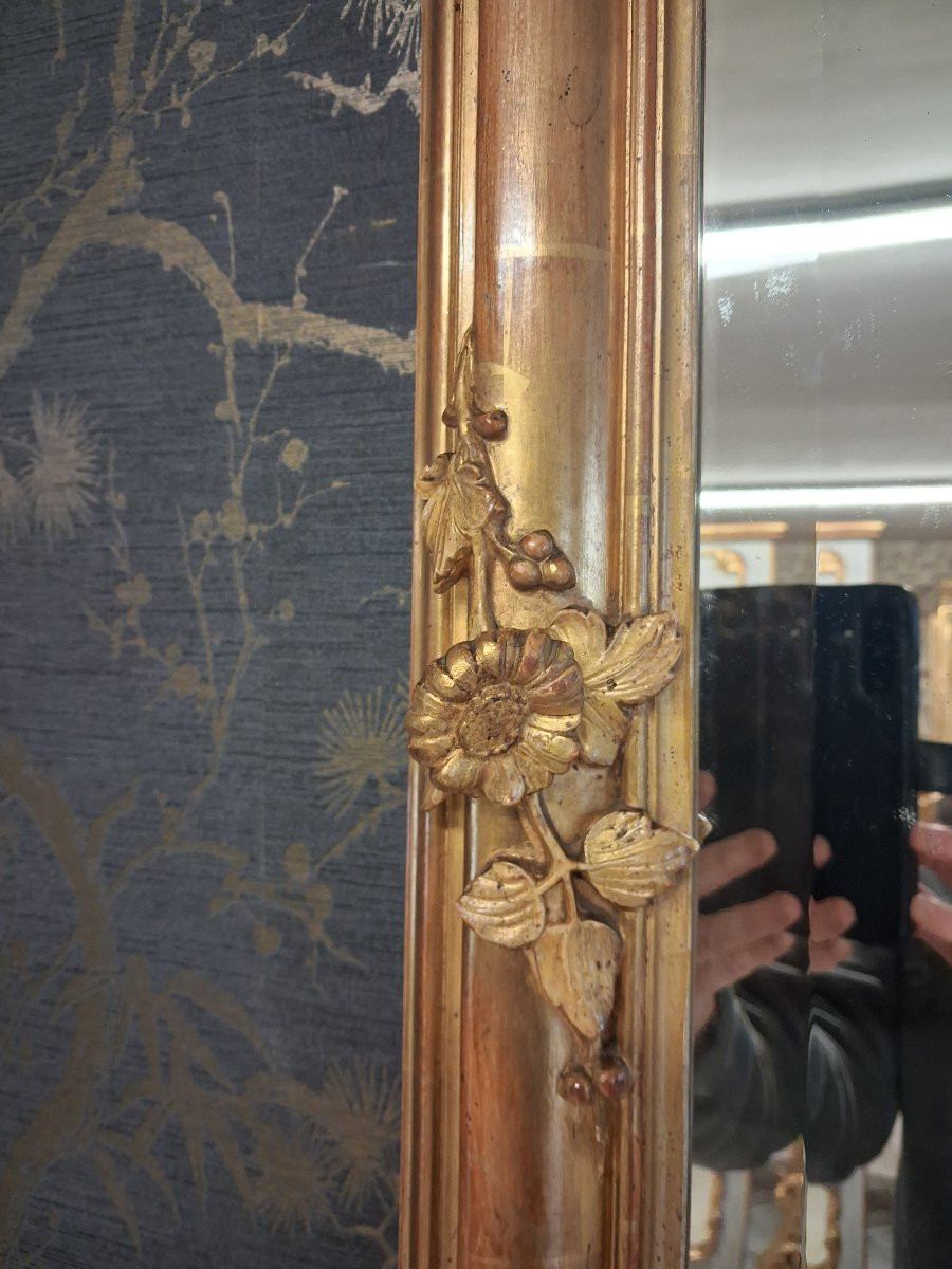 Mirror From The Napoleon III Era, 210 X 126 Cm-photo-2