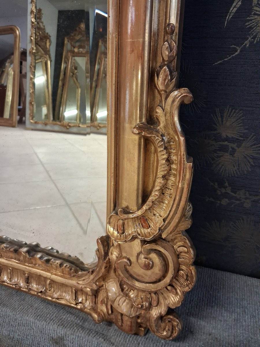 Mirror From The Napoleon III Era, 210 X 126 Cm-photo-7