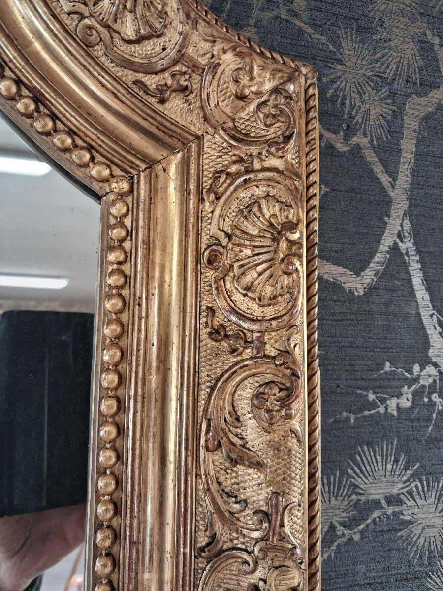 19th Century Mirror Inspired By Louis XV Style, 181 X 115-photo-5