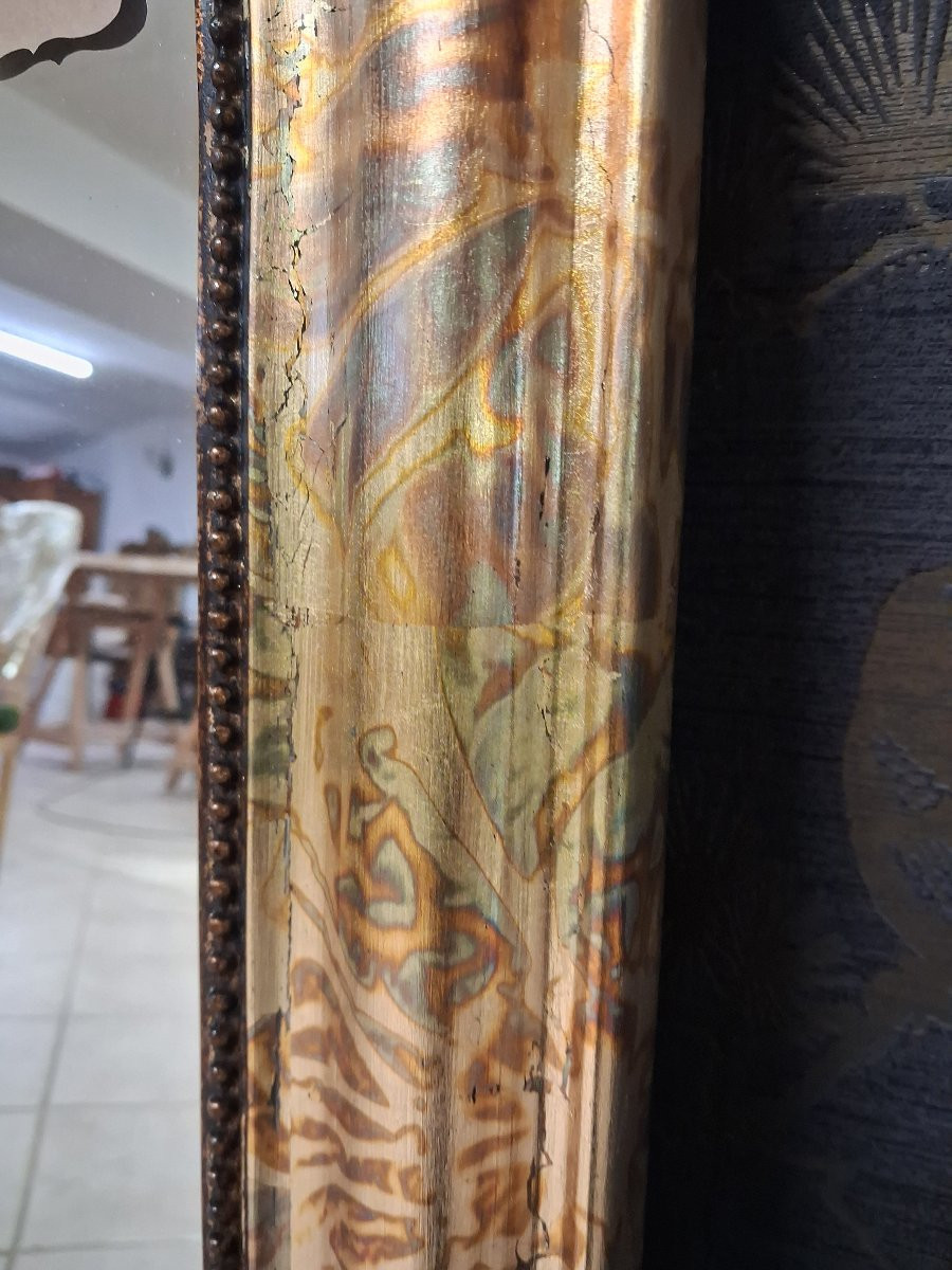 Louis Philippe Heated Copper Mirror 81x60-photo-4