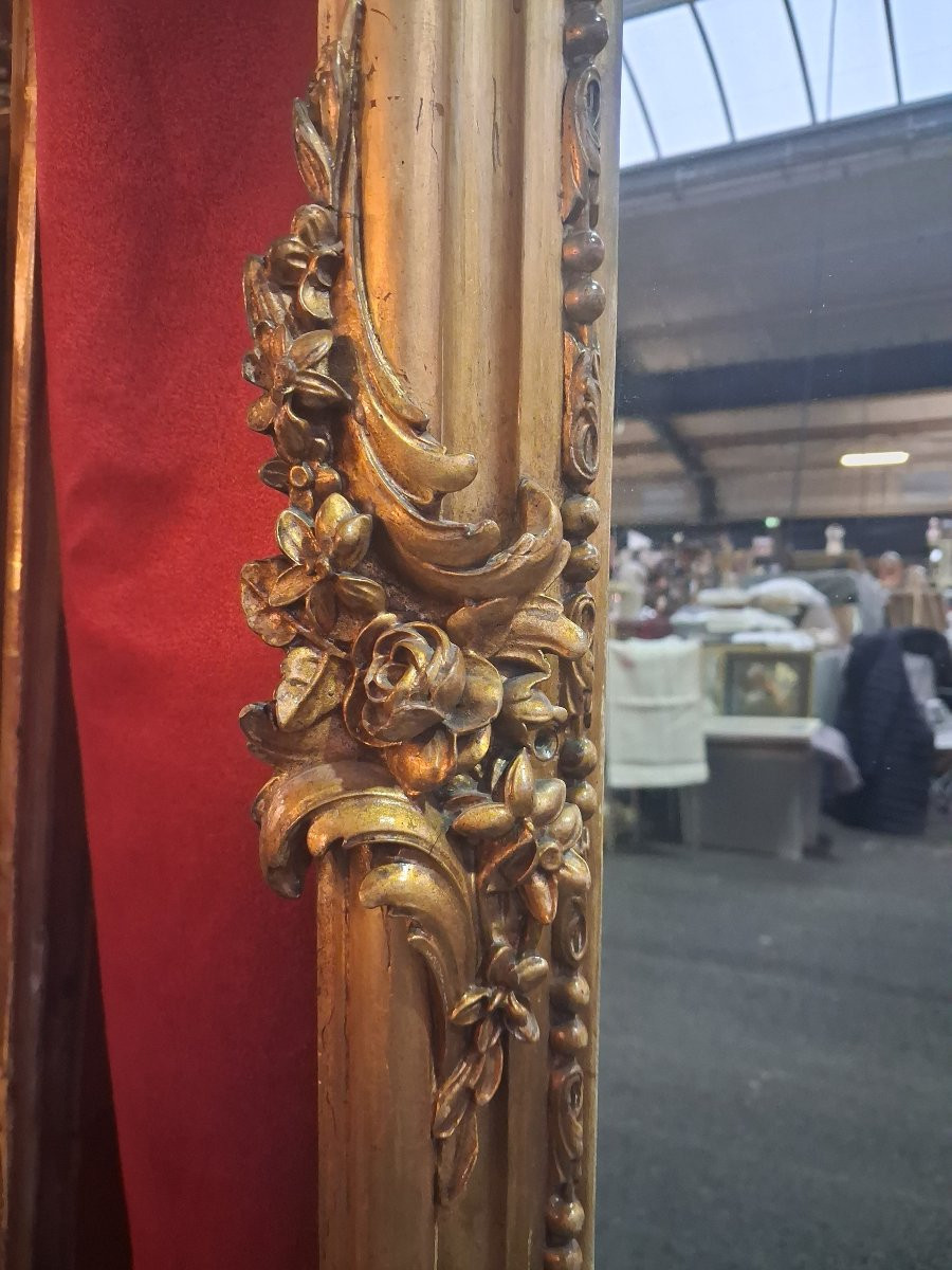 Miroir Louis Philippe fronton 192 x 94-photo-1