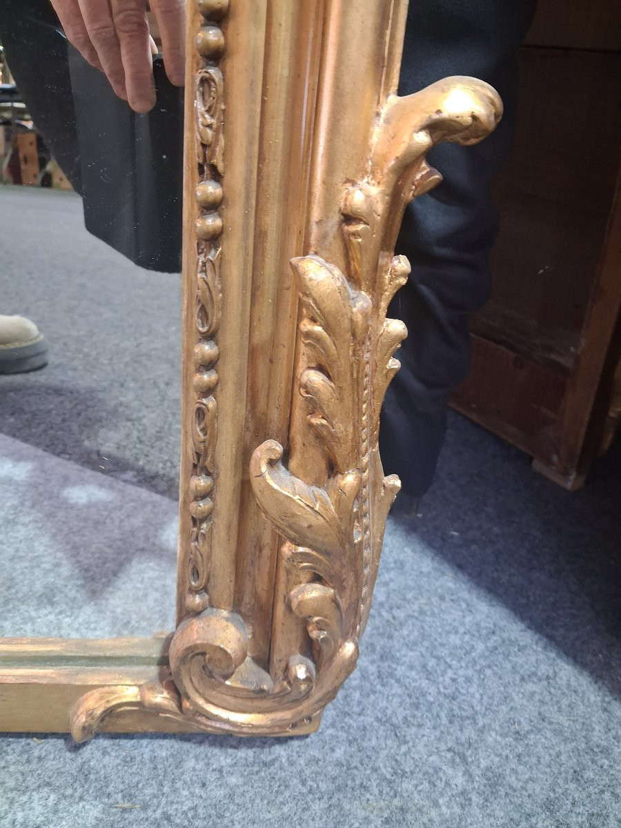 Miroir Louis Philippe fronton 192 x 94-photo-6