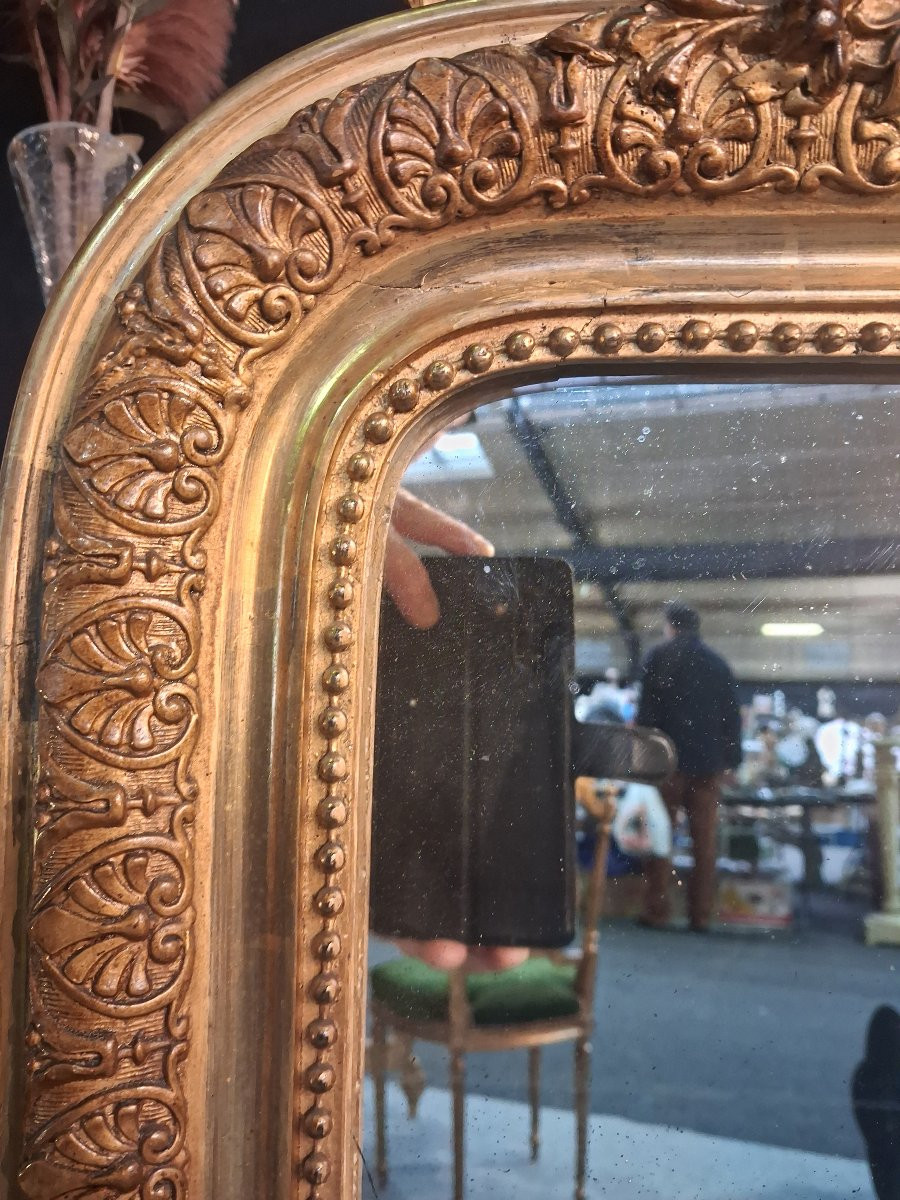Miroir Louis Philippe fronton 120x69-photo-1