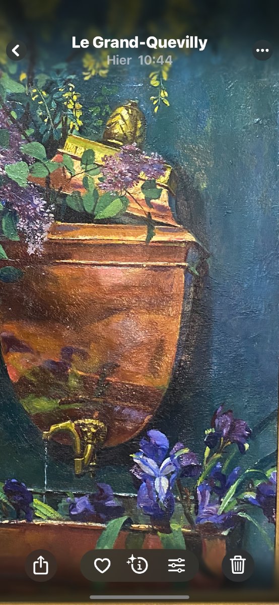 Oil On Canvas Chocarne-moreau 19th Century -photo-2