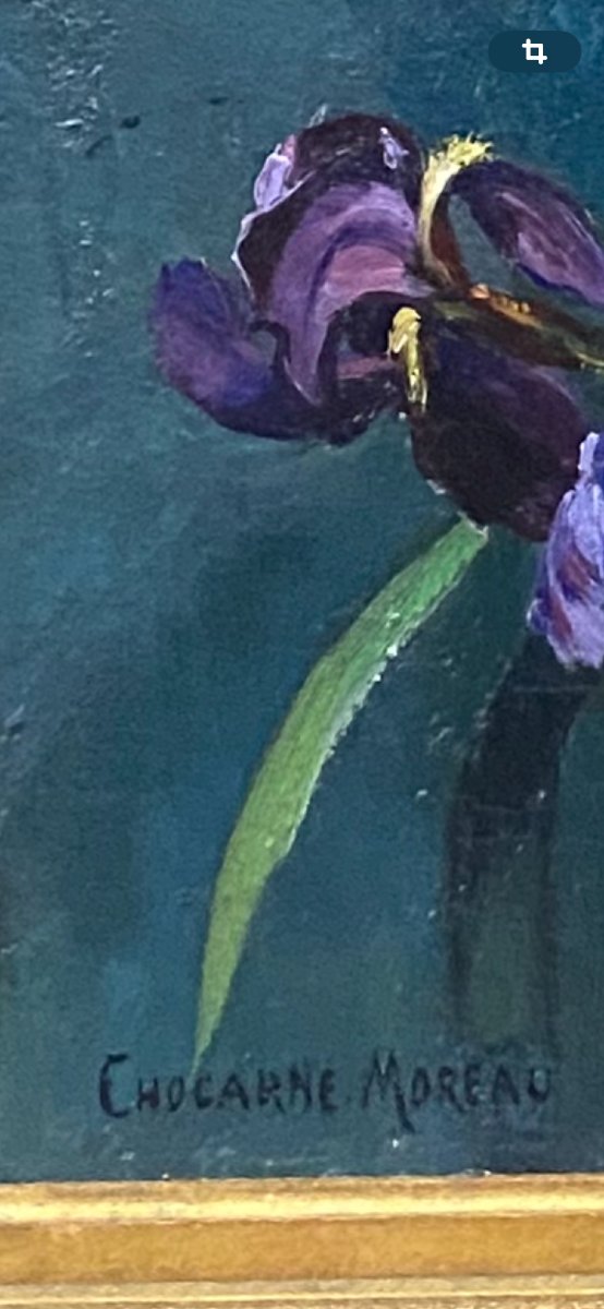 Oil On Canvas Chocarne-moreau 19th Century -photo-3