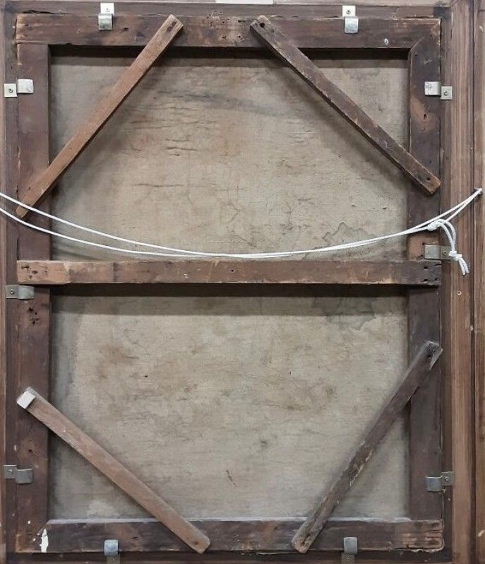 Oil On Canvas Chocarne-moreau 19th Century -photo-4