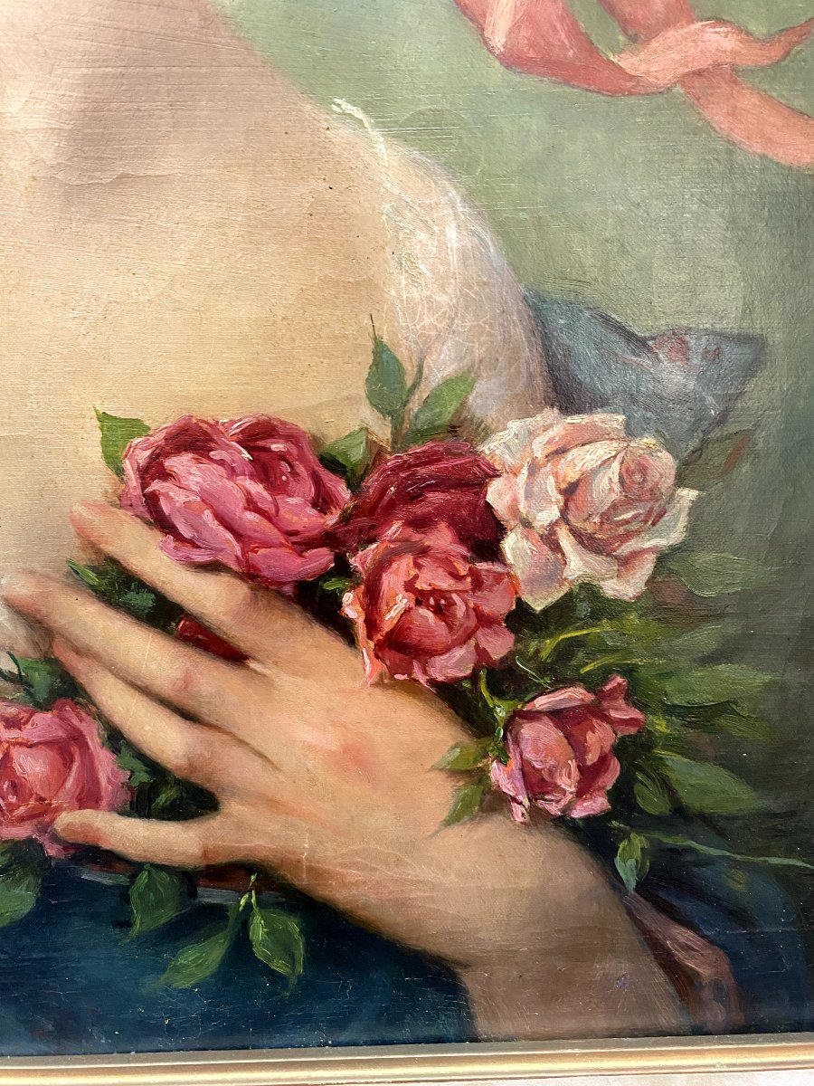 Huile sur toile MARTIN -KAVEL( 1861-1931)-photo-2