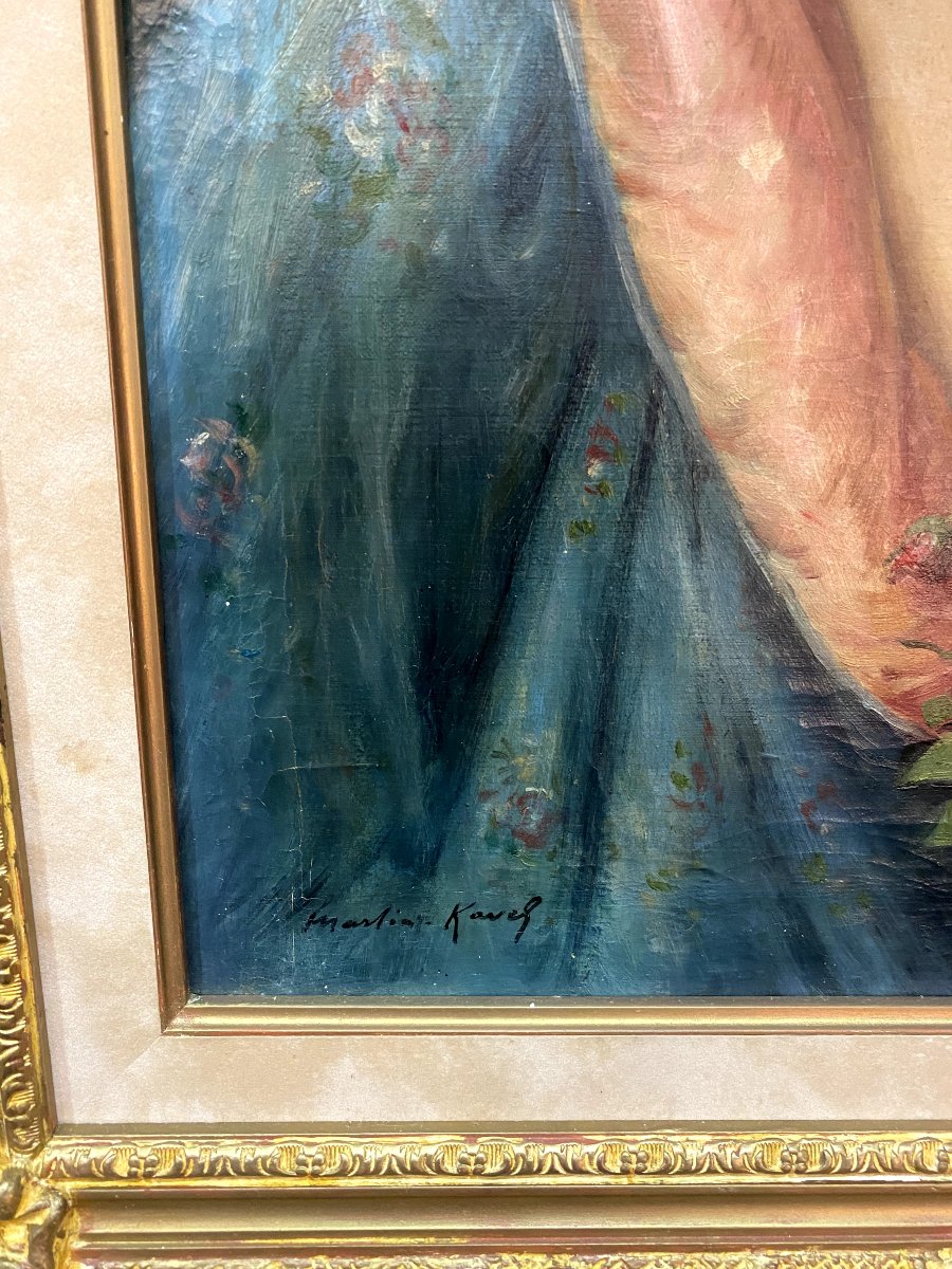 Huile sur toile MARTIN -KAVEL( 1861-1931)-photo-5