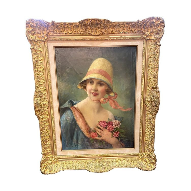 Huile sur toile MARTIN -KAVEL( 1861-1931)