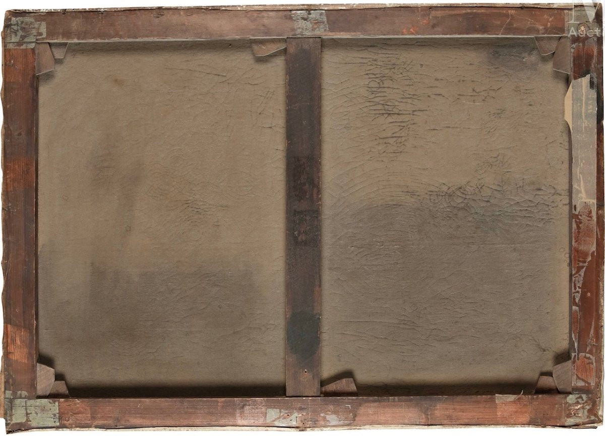 Maurice Rousseau, 19th Century, Shepherd And His Sheep-photo-3