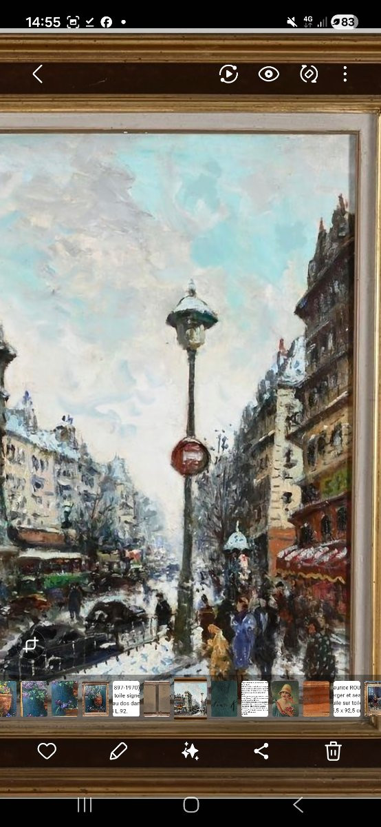 Ameglio Merio (1897 -1970) "porte St Denis"-photo-3